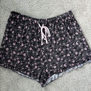 Floral Print Women's Sleep Shorts